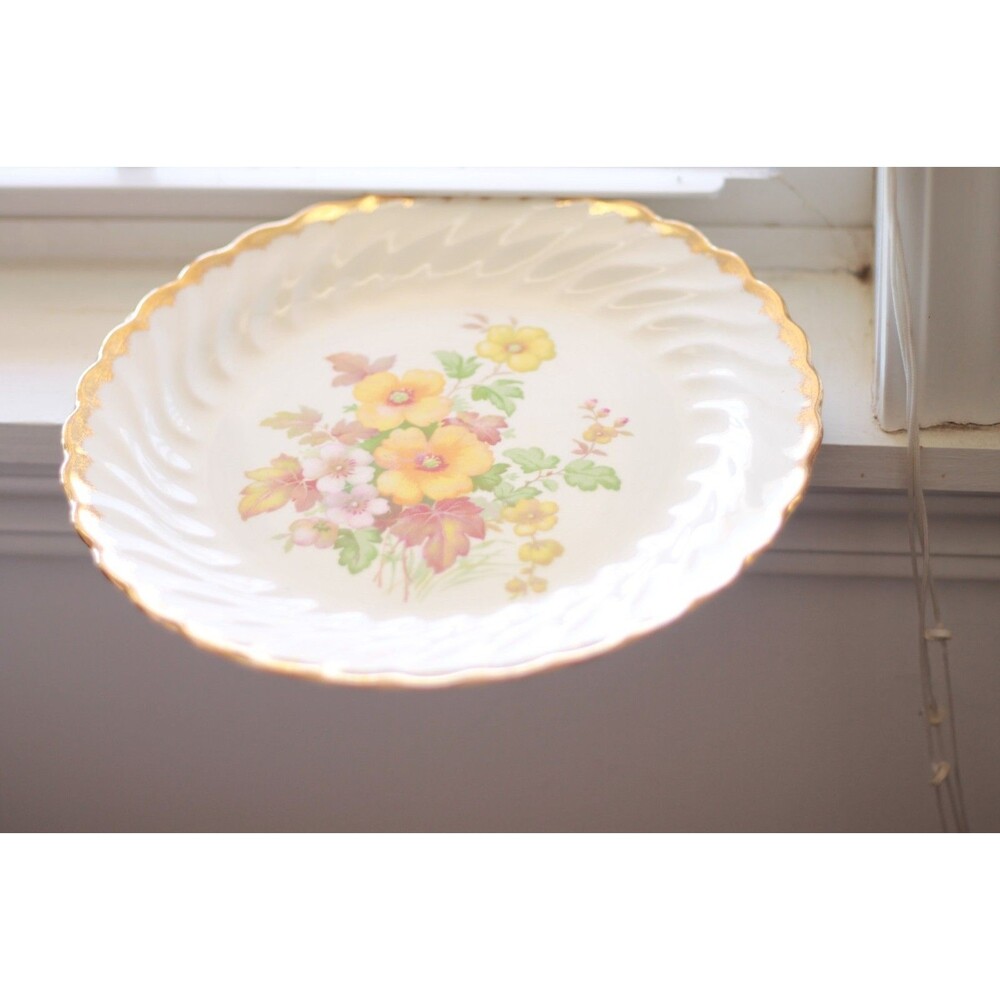 California Morn plate by Royal China 1960s